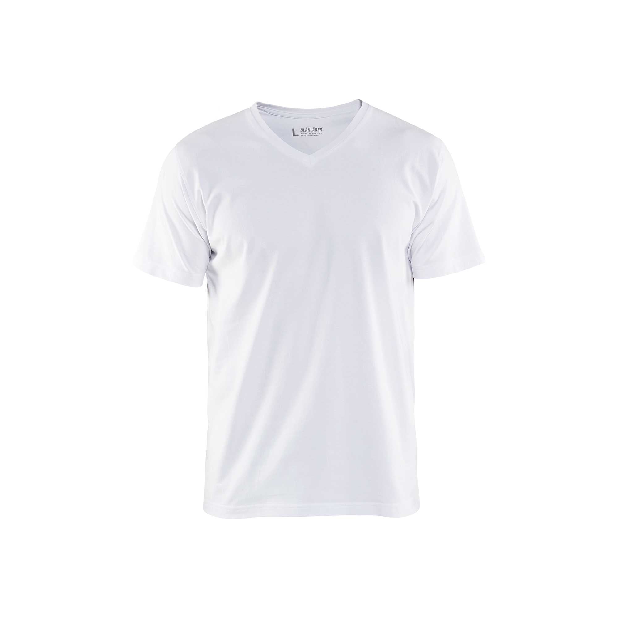 BLAKLADER 33601029 T SHIRT, V NECK Short Sleeve Work T-Shirt MEN - 95% Cotton